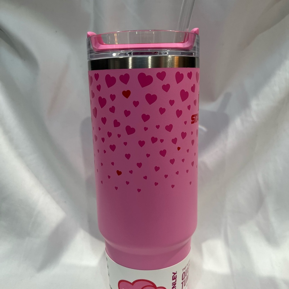 30 oz Stanley xTarget Stainless Steel Flowstate Quencher Tumbler-Valentine’s Day - Picture 4 of 6